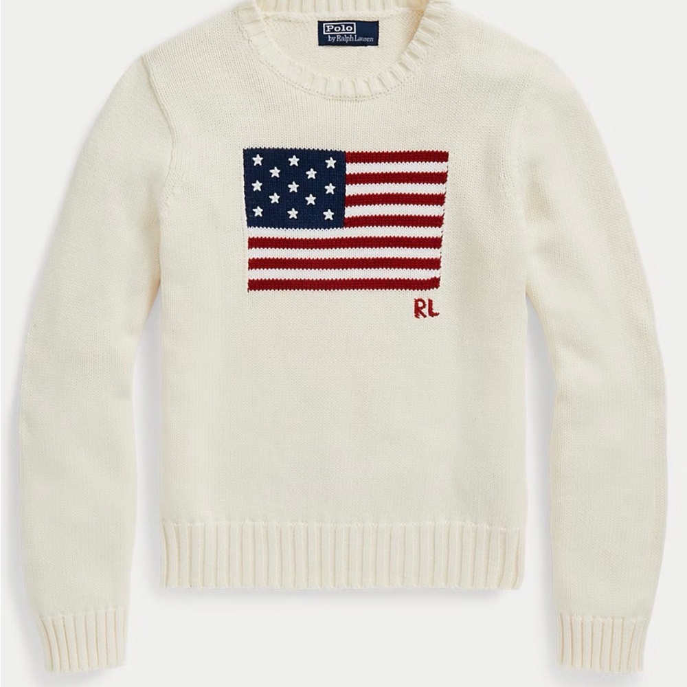 Polo by Ralph Lauren “The Iconic Flag Sweater” SIZE XL